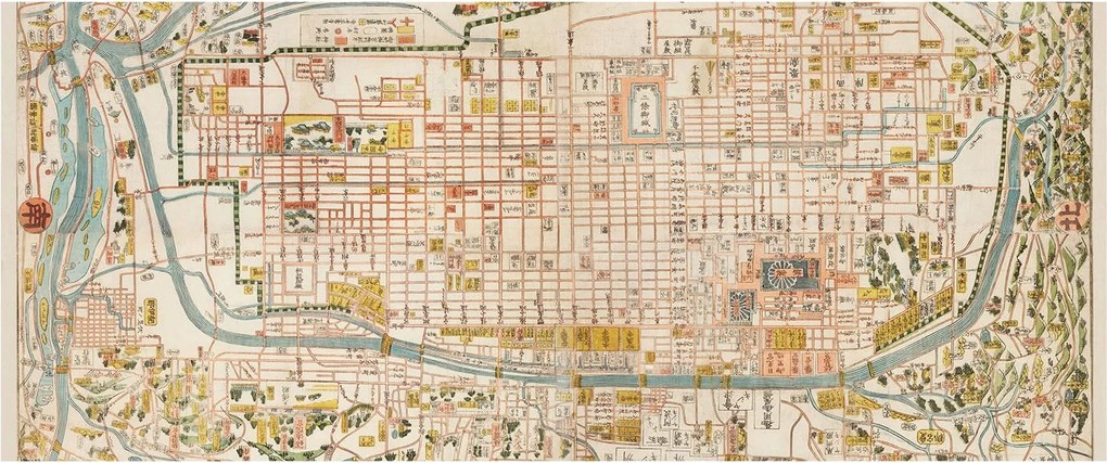 Flizelin fotótapéta Flizelin Design Antik térkép 250x104