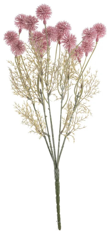 Babérbogyó művirág csokor, 38cm magas - Rózsaszín