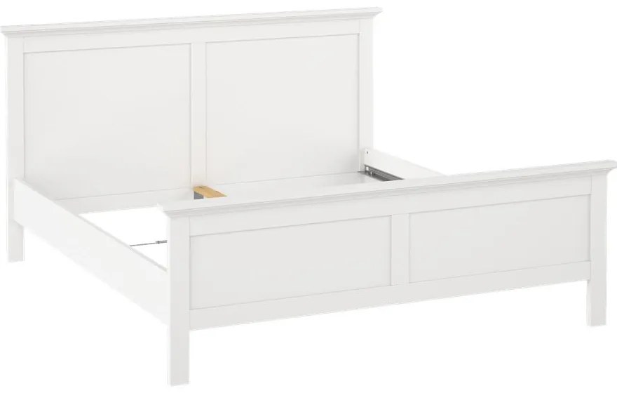 Fehér franciaágy 160x200 cm Paris – Tvilum