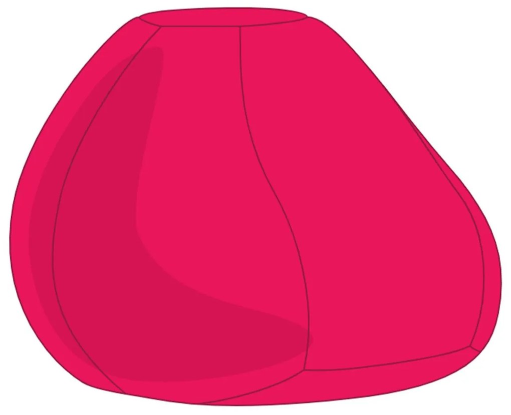 Magenta Babzsák Puff Huzat