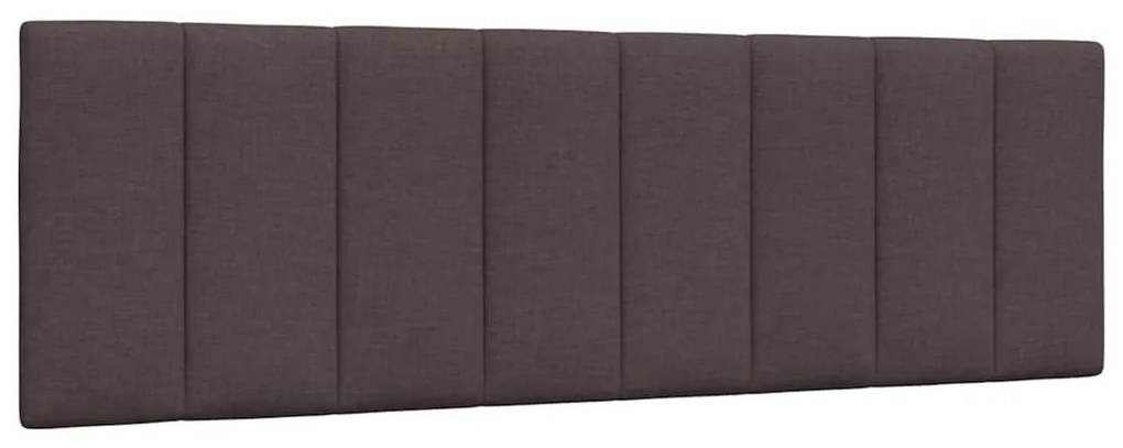 sötétbarna szövet fejtámla párna Hanko 160 cm