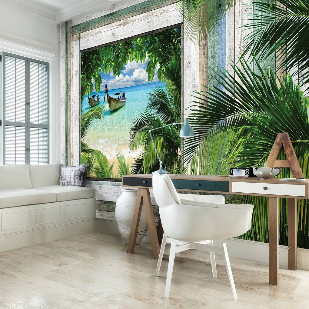 Fotótapéta - Strand, tenger, homok (152,5x104 cm)