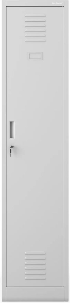 Fém BHP munkaszekrény szürke: KACPER 1 Plus