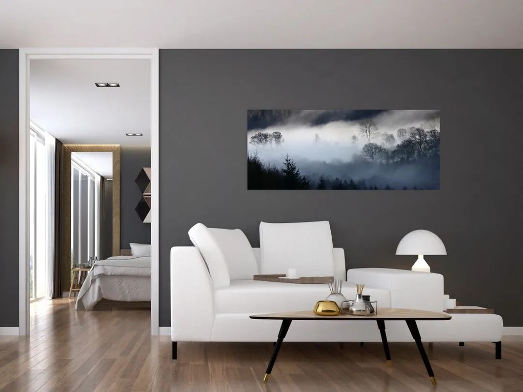 A köd képe az erdő felett (120x50 cm)