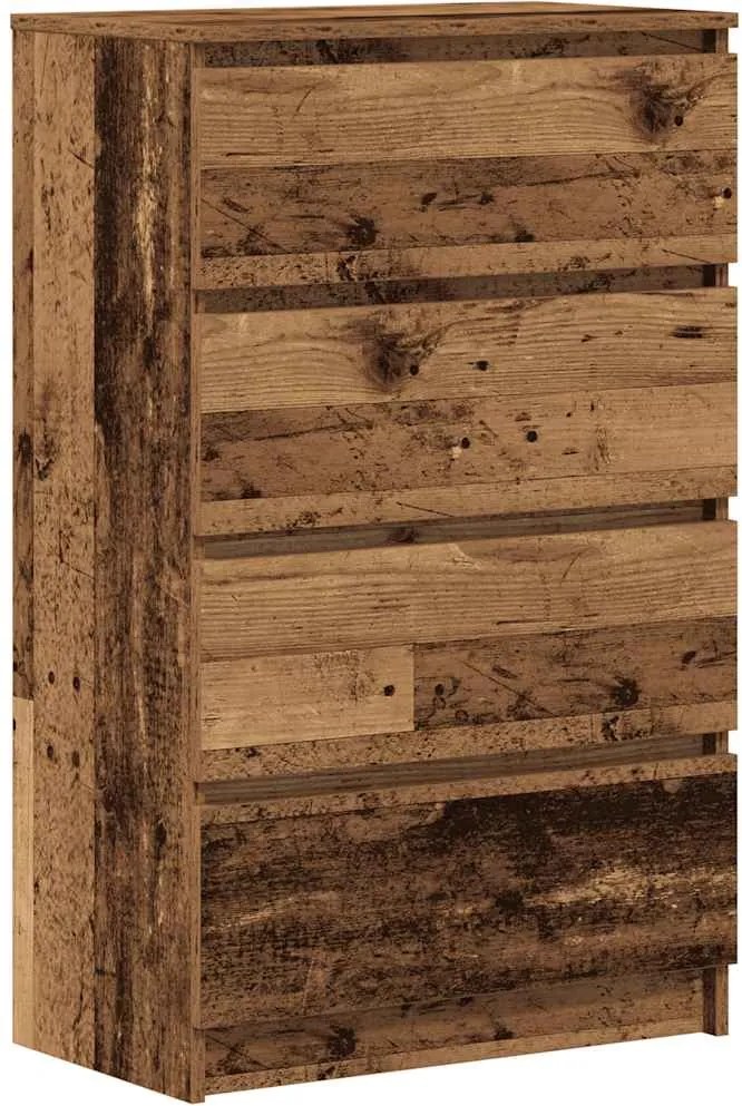 vidaXL antik fa szerelt fa tálalószekrény 60 x 35 x 98,5 cm