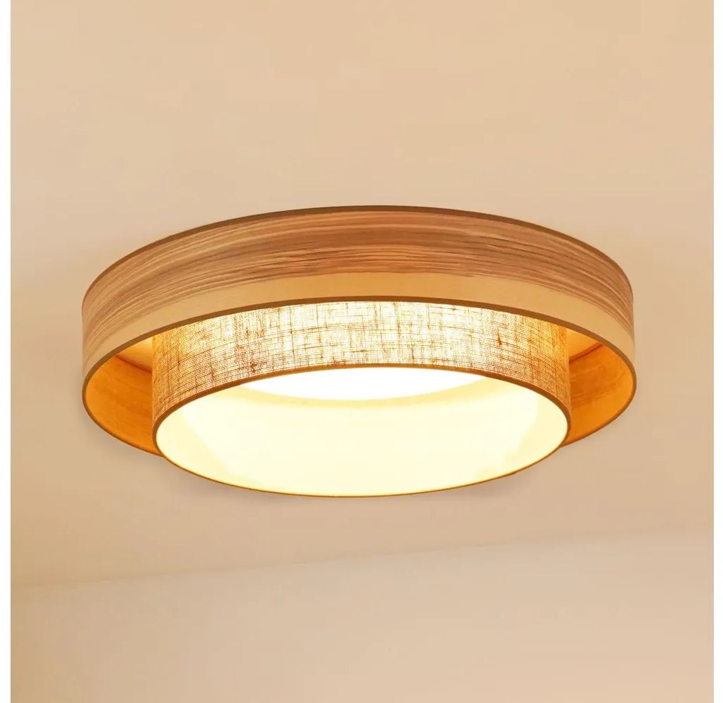 Brilagi - MONTANA BOHO LED mennyezeti lámpa 26W, 60 cm, barna