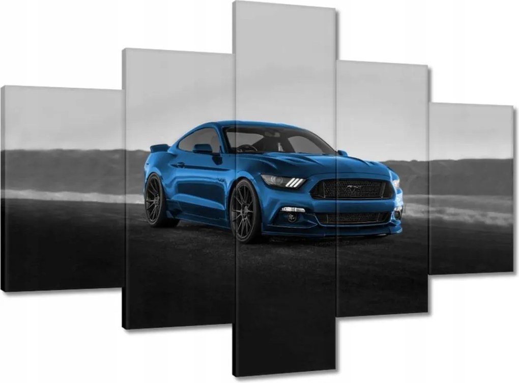 Vászonkép 100x70 Kék Ford Mustang