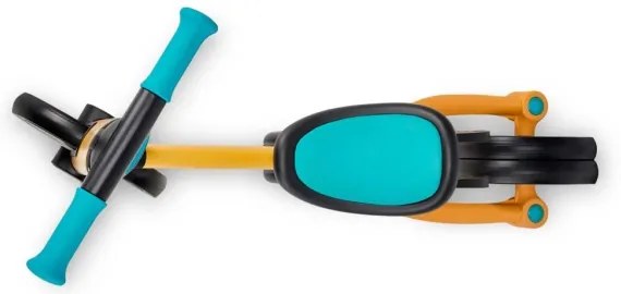 KINDERKRAFT 3v1 gyerek futóbicikli 4TRIKE sárga/türkiz