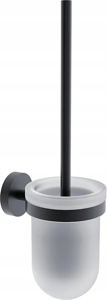 Nimco Unix fekete WC-kefe, WC-kefe, üveg, rozsdamentes acél Unc 13094WN-90_