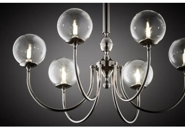 Jupiter 2022 - Csillár láncon BRILLANTE 6xG9/10W/230V fényezett króm