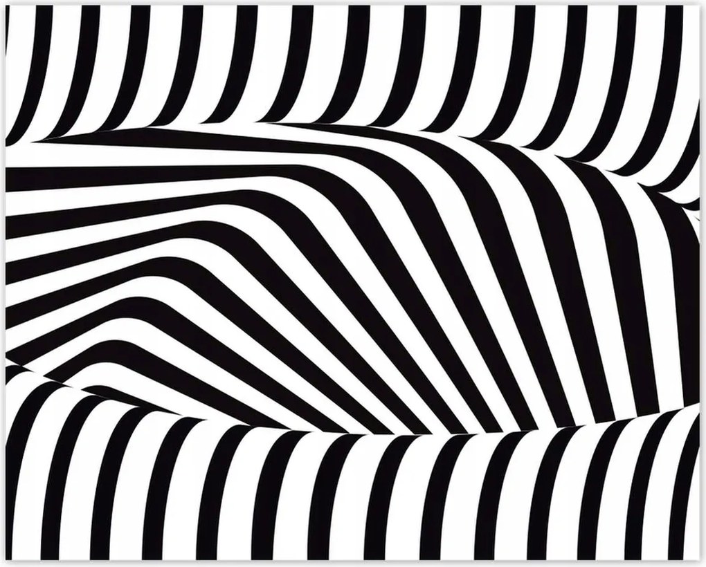 Poszterek 50x40 Absztrakt fekete-fehér