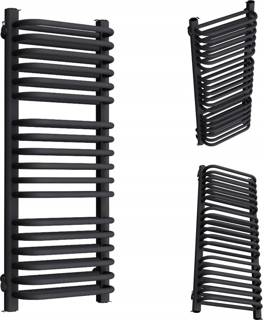 Fürdőszobai Radiátor Függőleges Double 720/300 Grafit