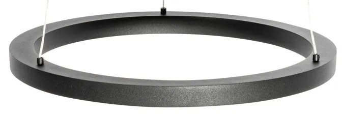 Függőlámpa fekete 40cm LED-del, 3 fokozatú dimmerrel - Girello