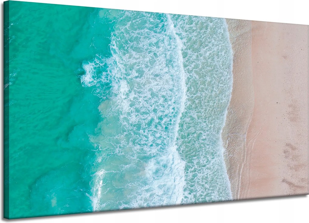 Vászonkép Óceán Hullámok Természet Tengerpart 120x70 cm Ideális ajándék
