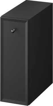 Cersanit S1022-007 - Falra szerelhető fürdőszobai szekrény MILLE 20x45 cm matt fekete