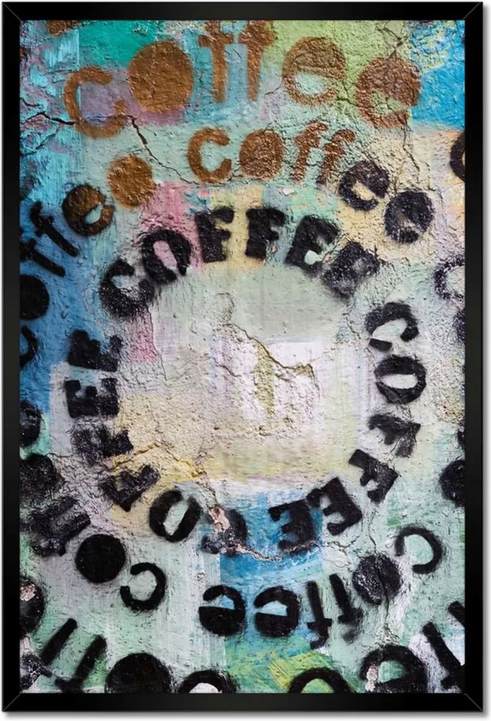 Poszterek keretben 40x60 Graffiti Utcaművészet