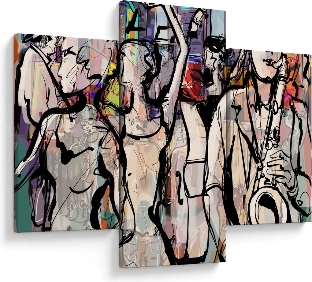 Kép - Jazz éjszaka (90x60 cm)