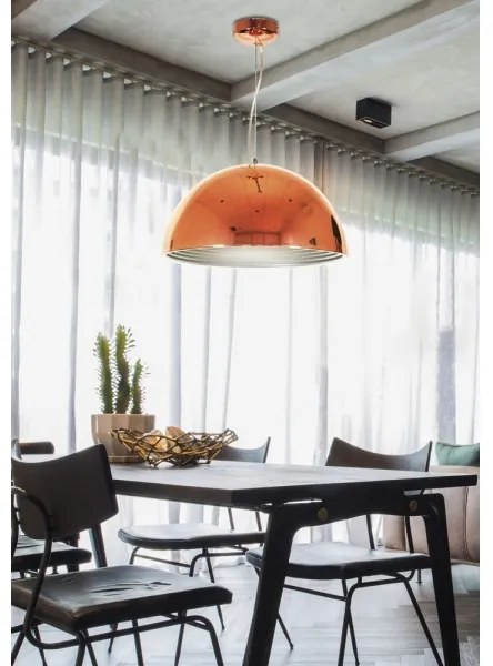 Csillár zsinóron DORADA 1xE27/60W/230V réz