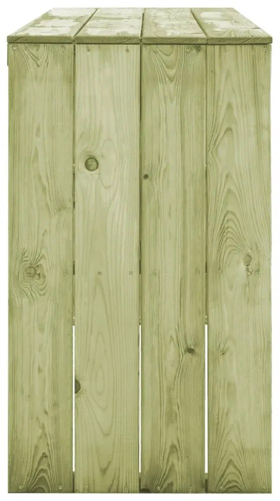 impregnált fenyőfa bárasztal 170 x 60 x 110 cm