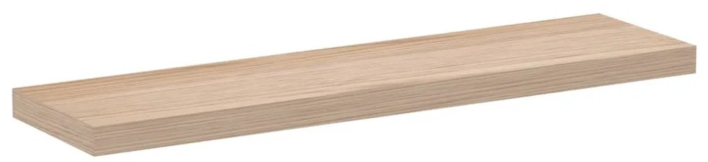 szerelt fa függőpolc 90 x 23,5 x 4 cm