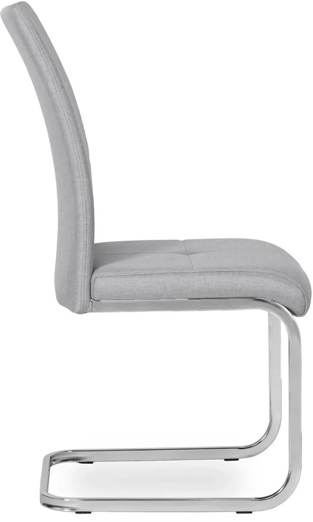 Szánkótalpas Étkezőszék Szürke Színben. SCOT