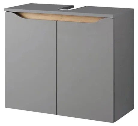 Szürke mosdókagyló alatti függő szekrény 60x53 cm Set 357 - Pelipal
