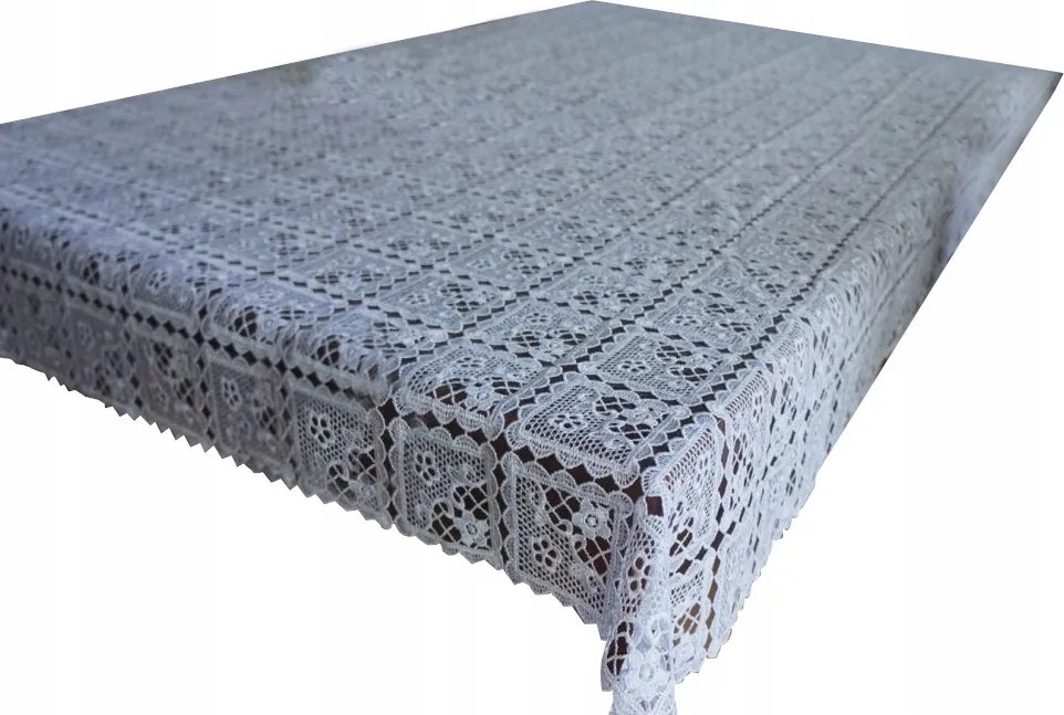 Abrosz Gipszből 140X220 Fehér Dekoratív Asztalra