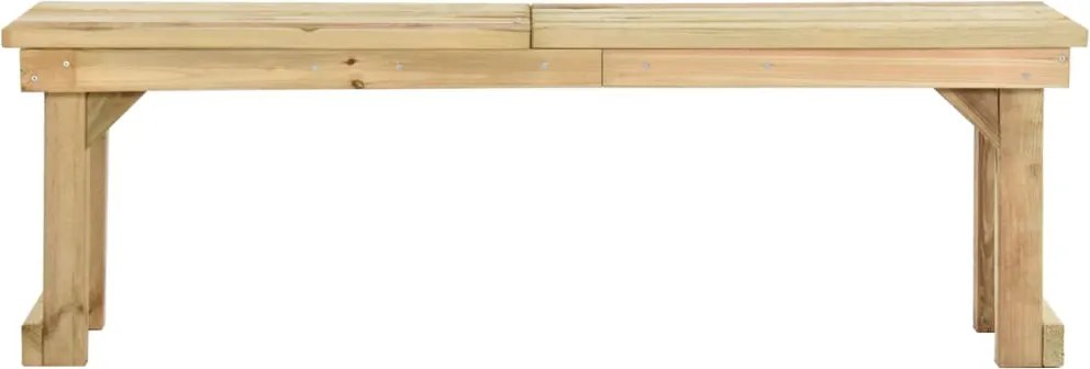 vidaXL impregnált fenyőfa kerti pad 140 cm