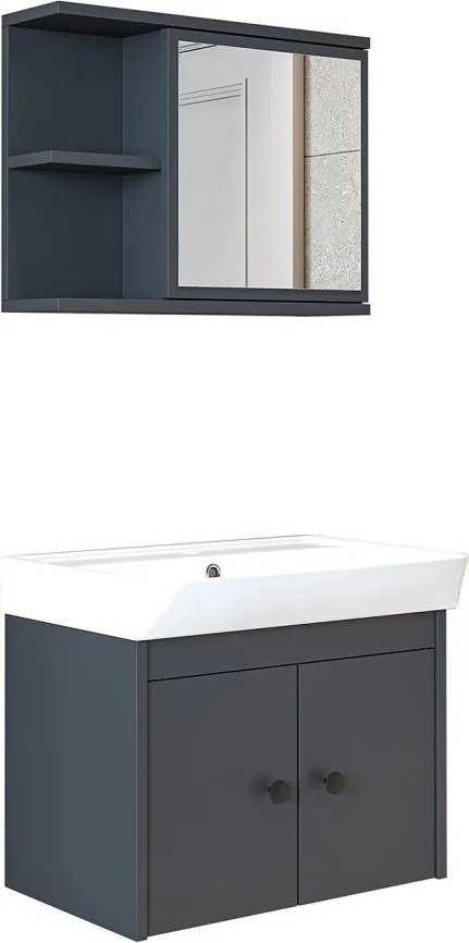 Mosdószekrény, 60 cm – TR283VLN1285