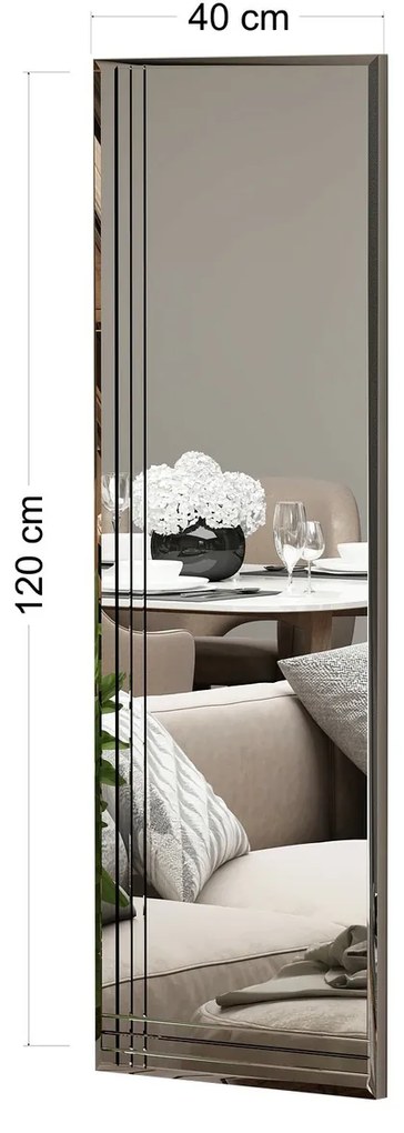Trio Transparent tükör 40 x 120 cm
