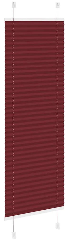 pliszírozott redőny Bordeaux piros 45x150 cm Szövetszélesség