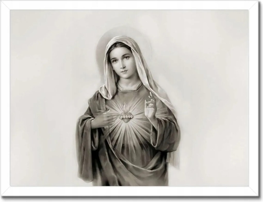 Poszterek keretben 40x30 Szűz Mária ajándék