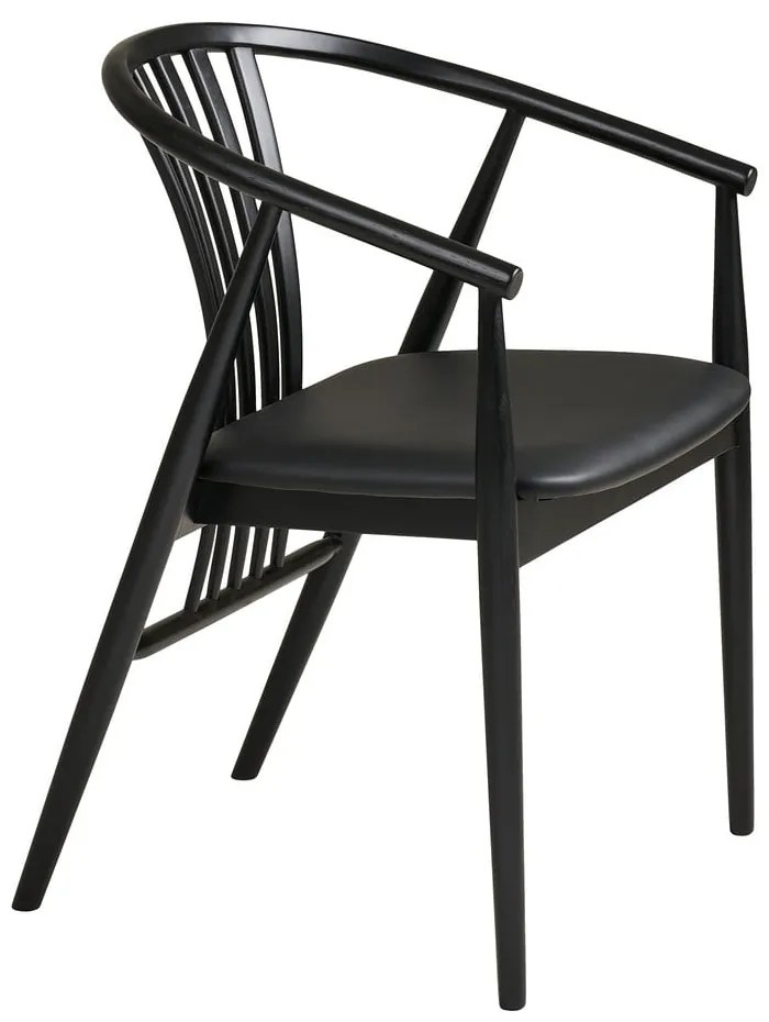 Fekete bükkfa karfás étkezőszék Agustin – House Nordic