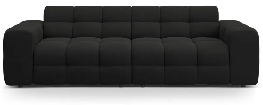 Fekete kanapé 255 cm Kendal – Micadoni