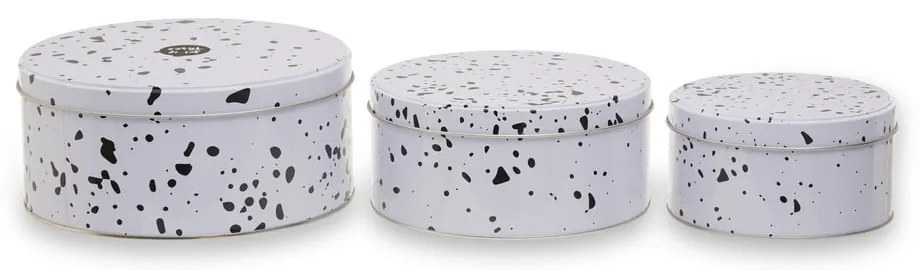 Süteménytartó fém doboz szett 3 db-os Speckled – Premier Housewares