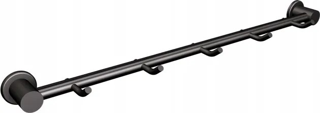 Akasztó 5 kampós fekete 513/NG