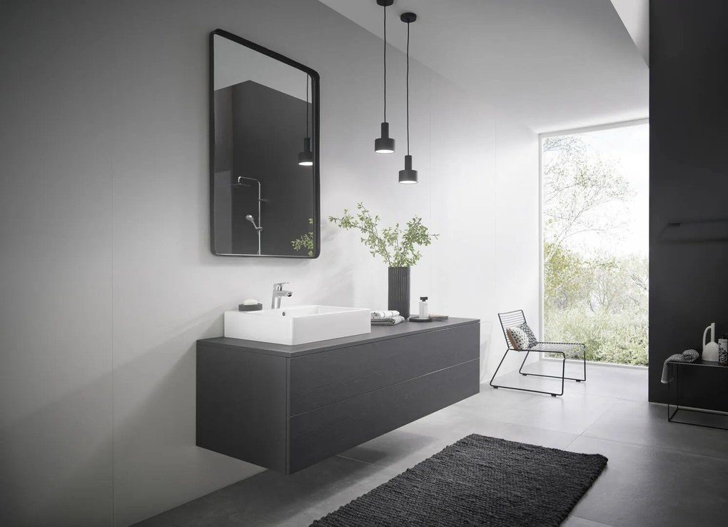 Hansgrohe Logis, karos mosdócsaptelep 70, push-open hulladékgyűjtővel, króm, 71077000