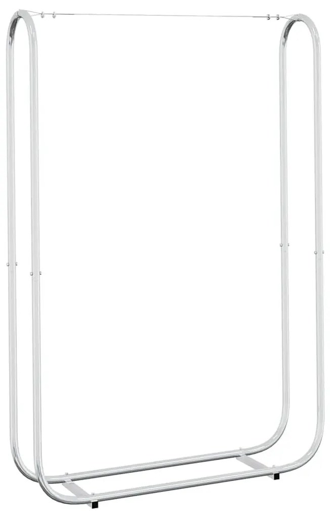 Tűzifa állvány esővédővel 100x25x150 cm Horganyzott acél