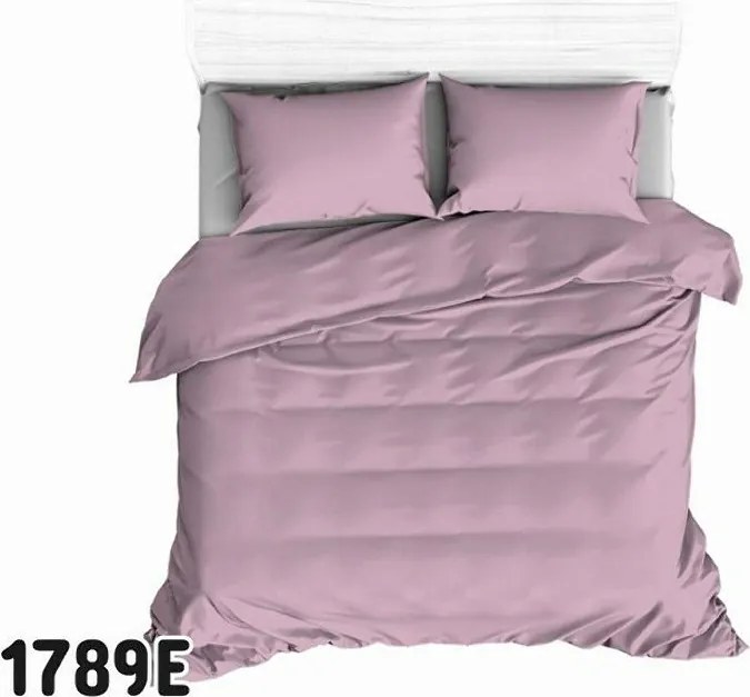 Ágyneműhuzat 140x200 rózsaszín sötét egyszínű