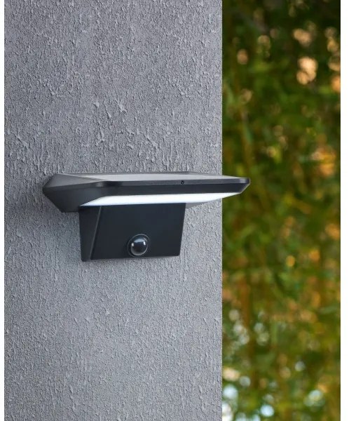 Eglo 48944 - PORRASSA napelemes LED fali lámpa érzékelővel, 20W/3,7V, IP44