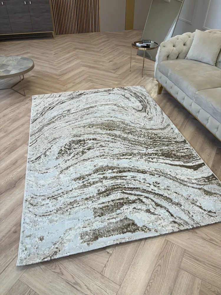 Sunset barna-bézs design szőnyeg 200x290