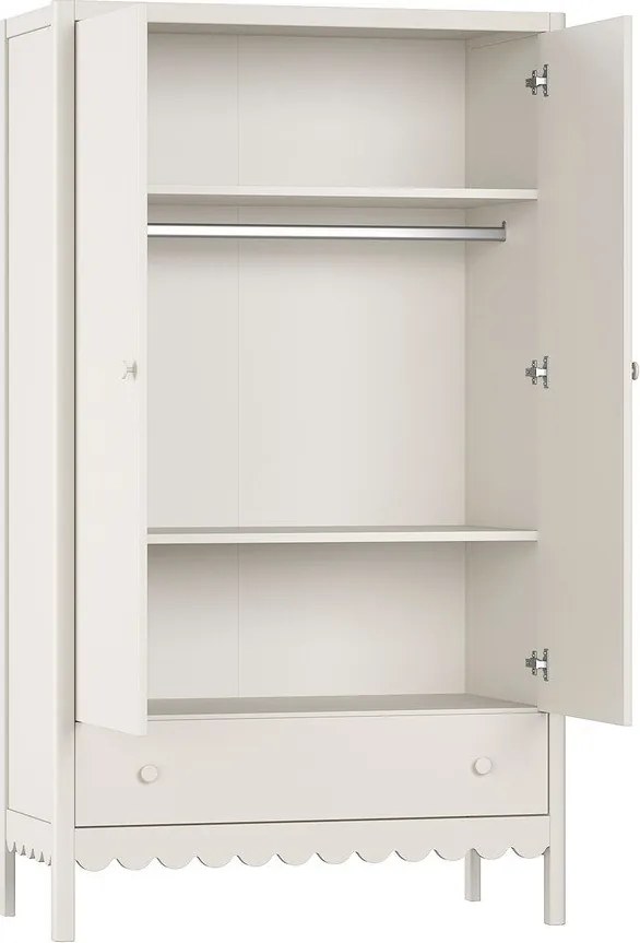 Bézs gyerek ruhásszekrény 110x190x55 cm Swingo – Vipack
