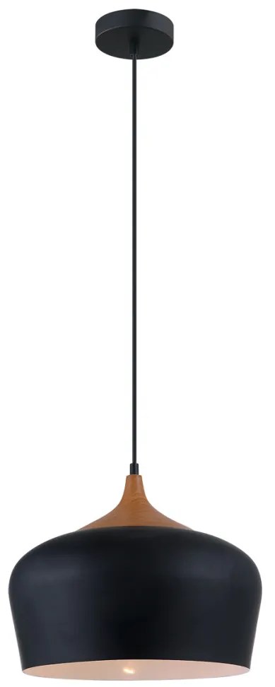 ITALUX MDM-2681-1L-BK BRITTA Vintage Függesztett Lámpa E27 IP20