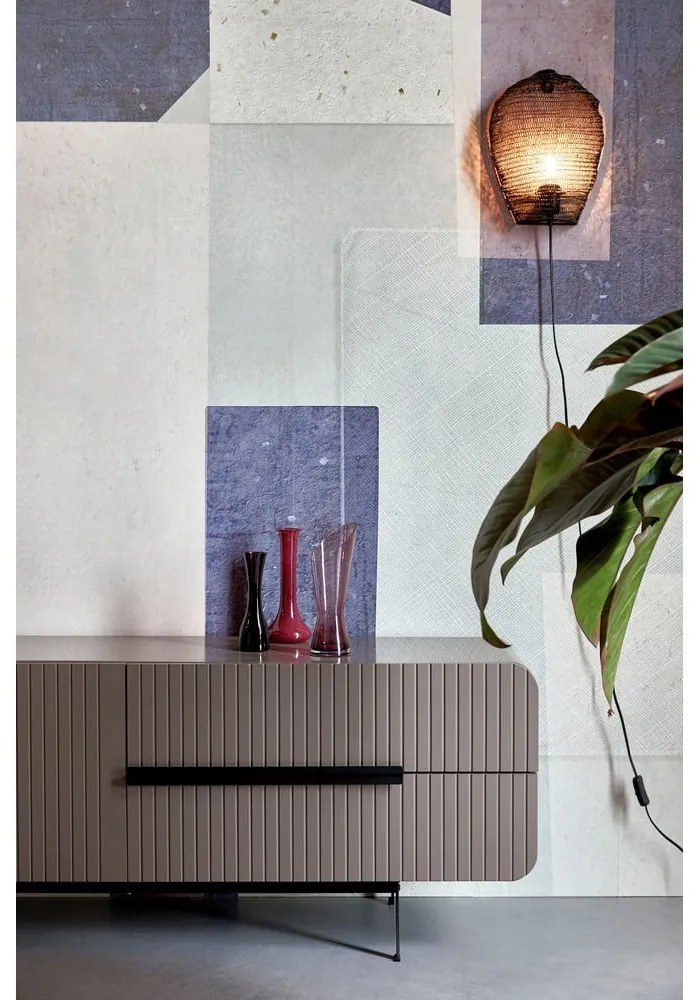 Lena fekete fali lámpa - White Label