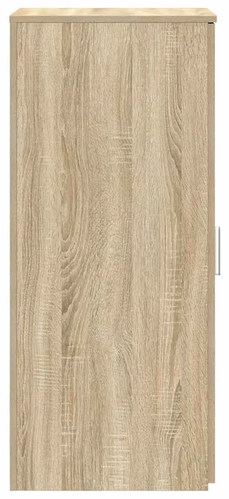 tároló szekrény sonoma tölgy 40x45x103,5 cm szerelt fa