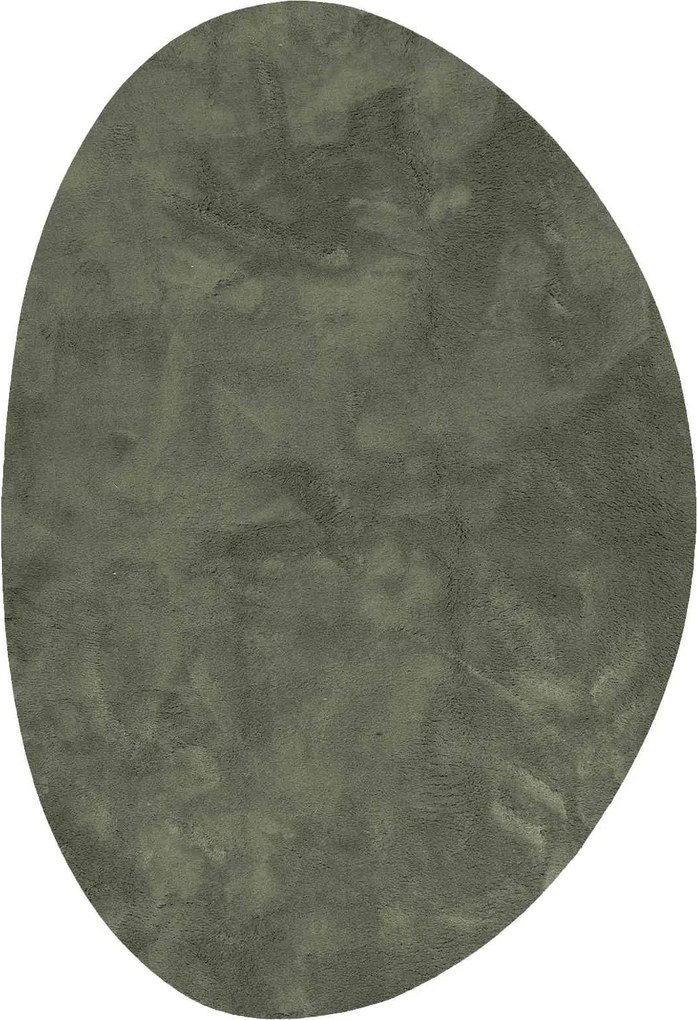 vidaXL Területszőnyegek HUARTE Erdőzöld 120 x 170 cm Poliészter