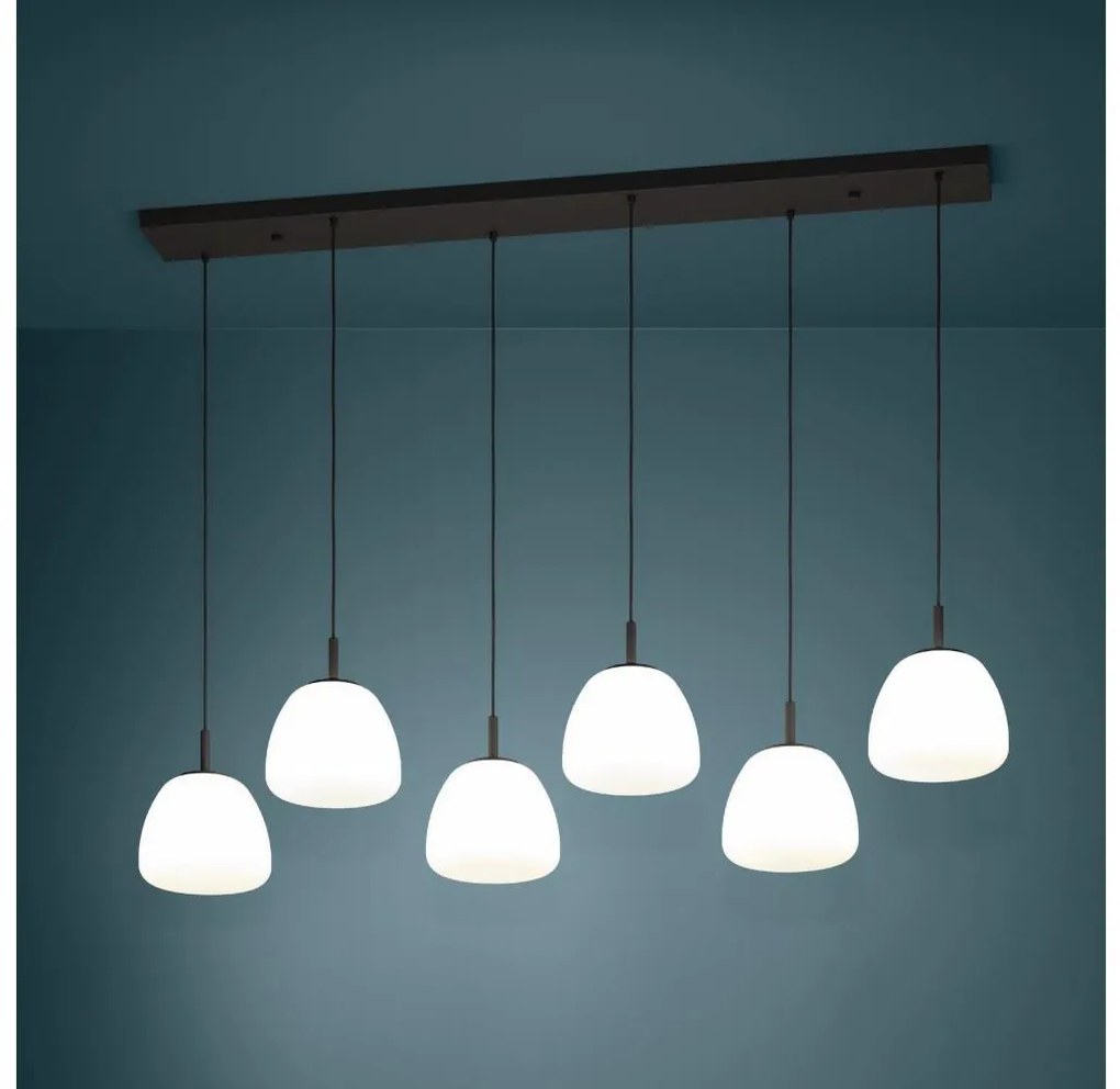 Eglo 390203 - Csillár zsinóron BALMES 6xE27/40W/230V