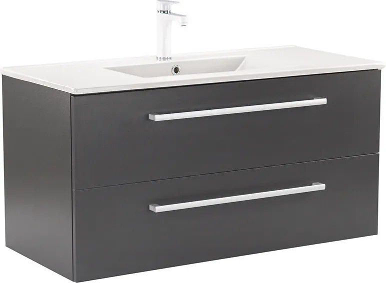 Vario Clam 100 Fürdőszoba alsó szekrény mosdóval