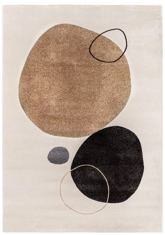 Bézs-krémszínű szőnyeg 120x180 cm Peblinne – Universal