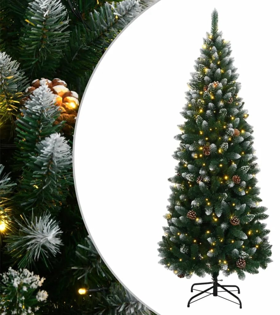 műkarácsonyfa 300 LED-del 180 cm